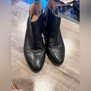 J. Crew Classic Black Ankle Booties